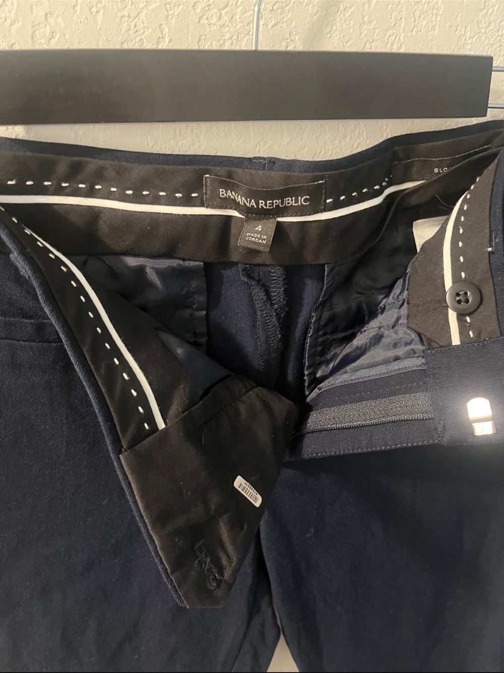 Banana Republic Navy Slim Dress Jeans